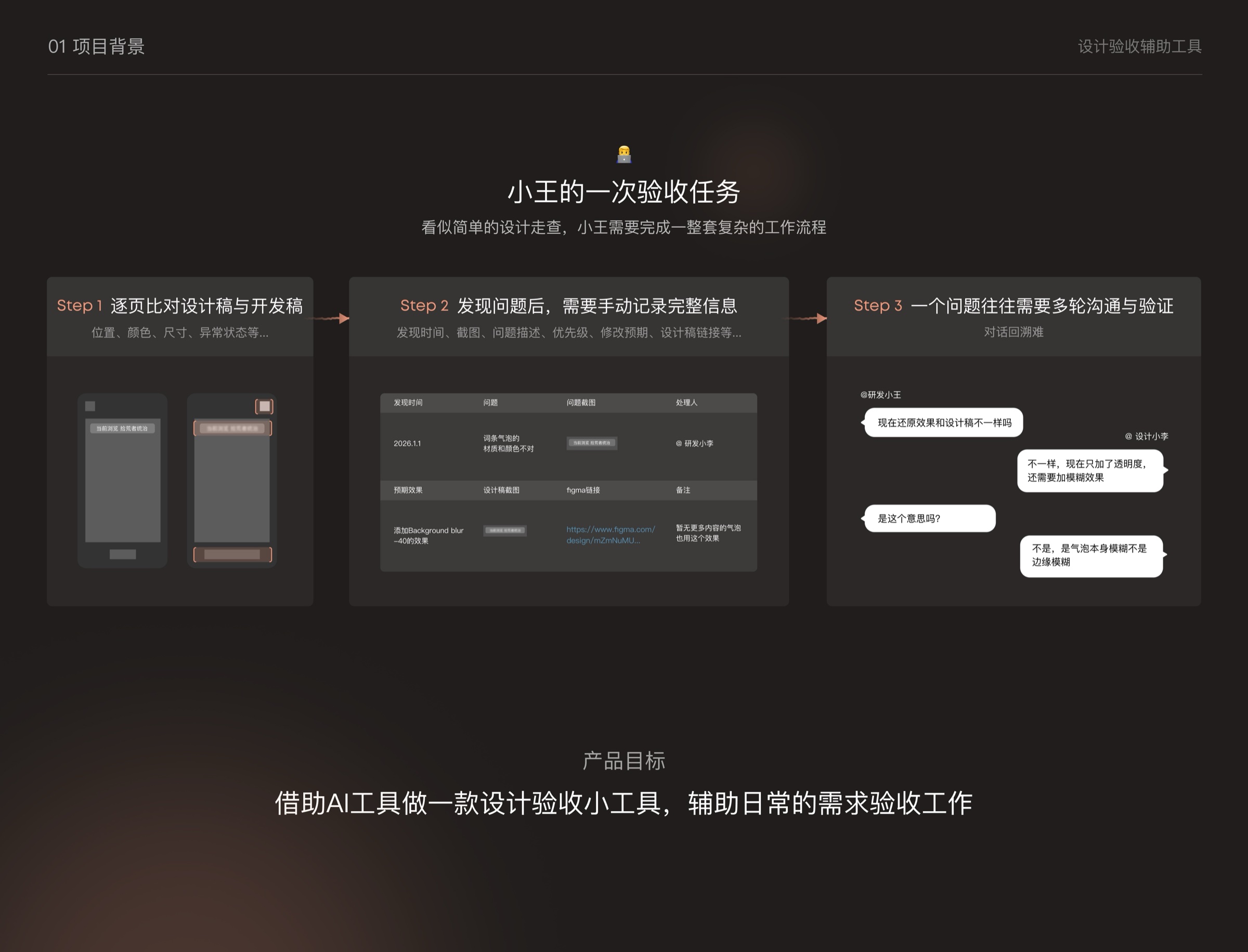 设计验收辅助工具