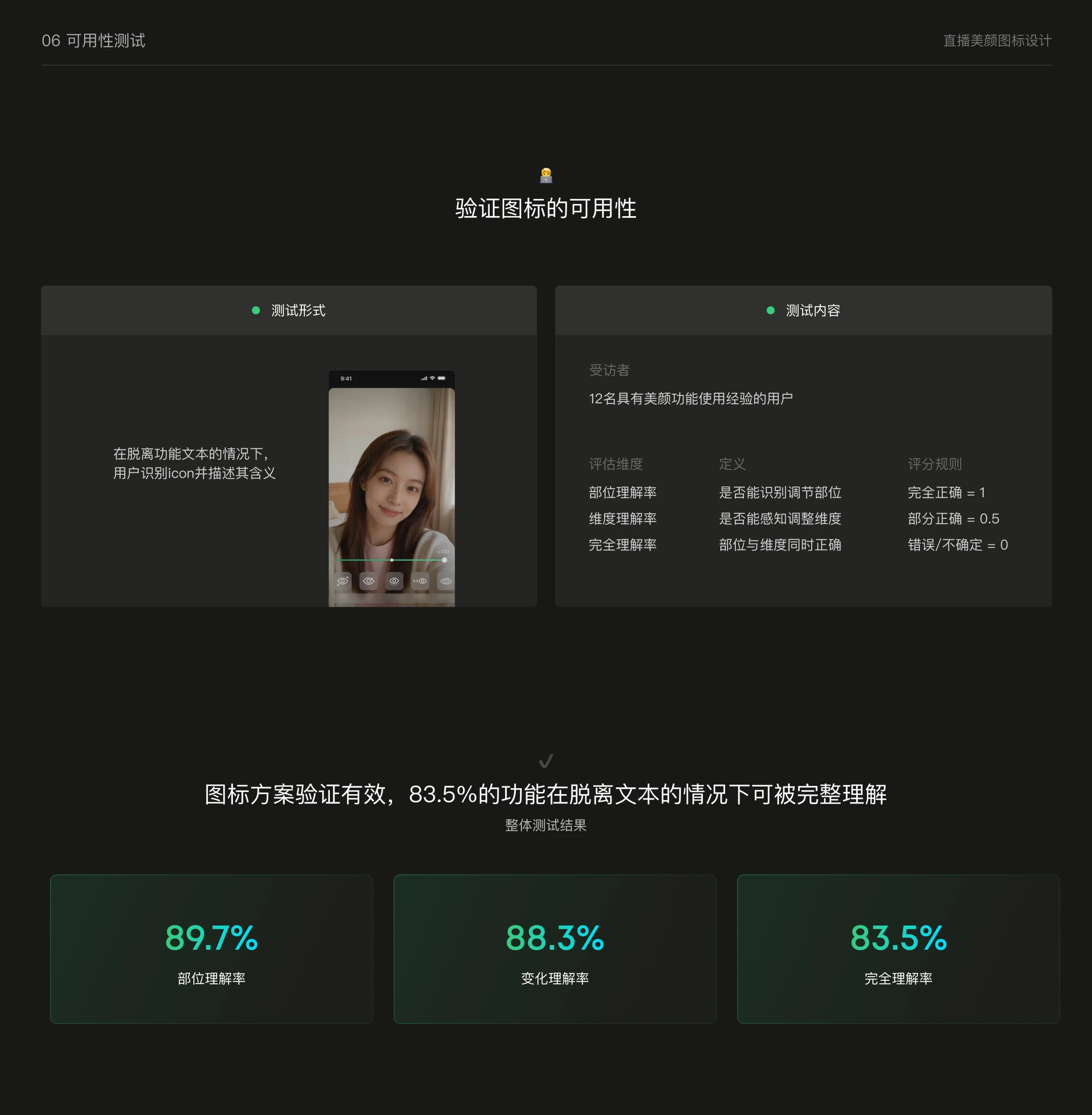 直播美颜图标设计