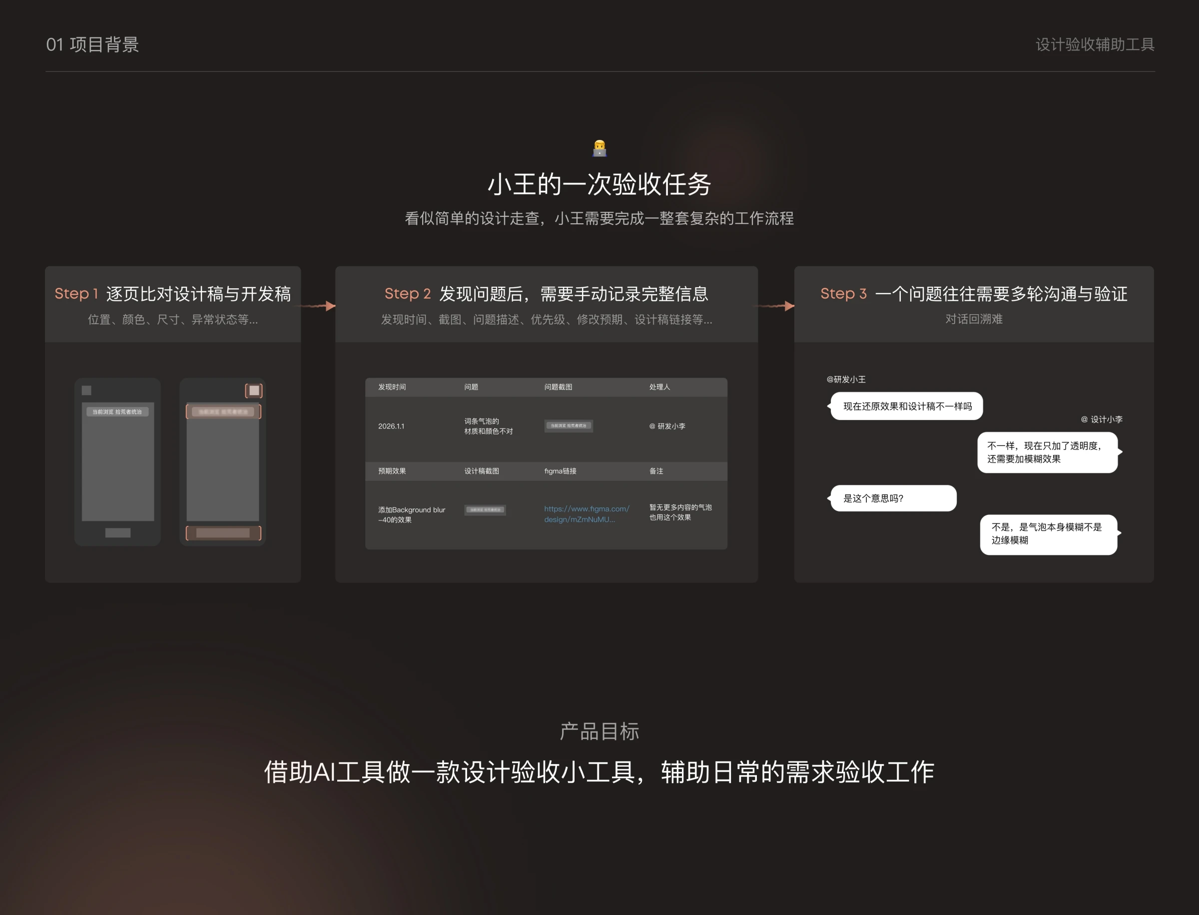 设计验收辅助工具